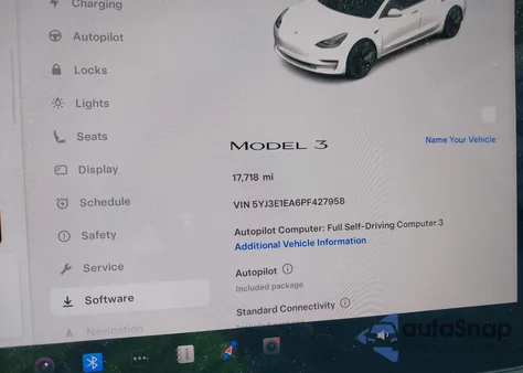 2023 Tesla Model 3 Rear-Wheel Drive z USA, uszkodzony, nr VIN 5YJ3E1EA6PF427958